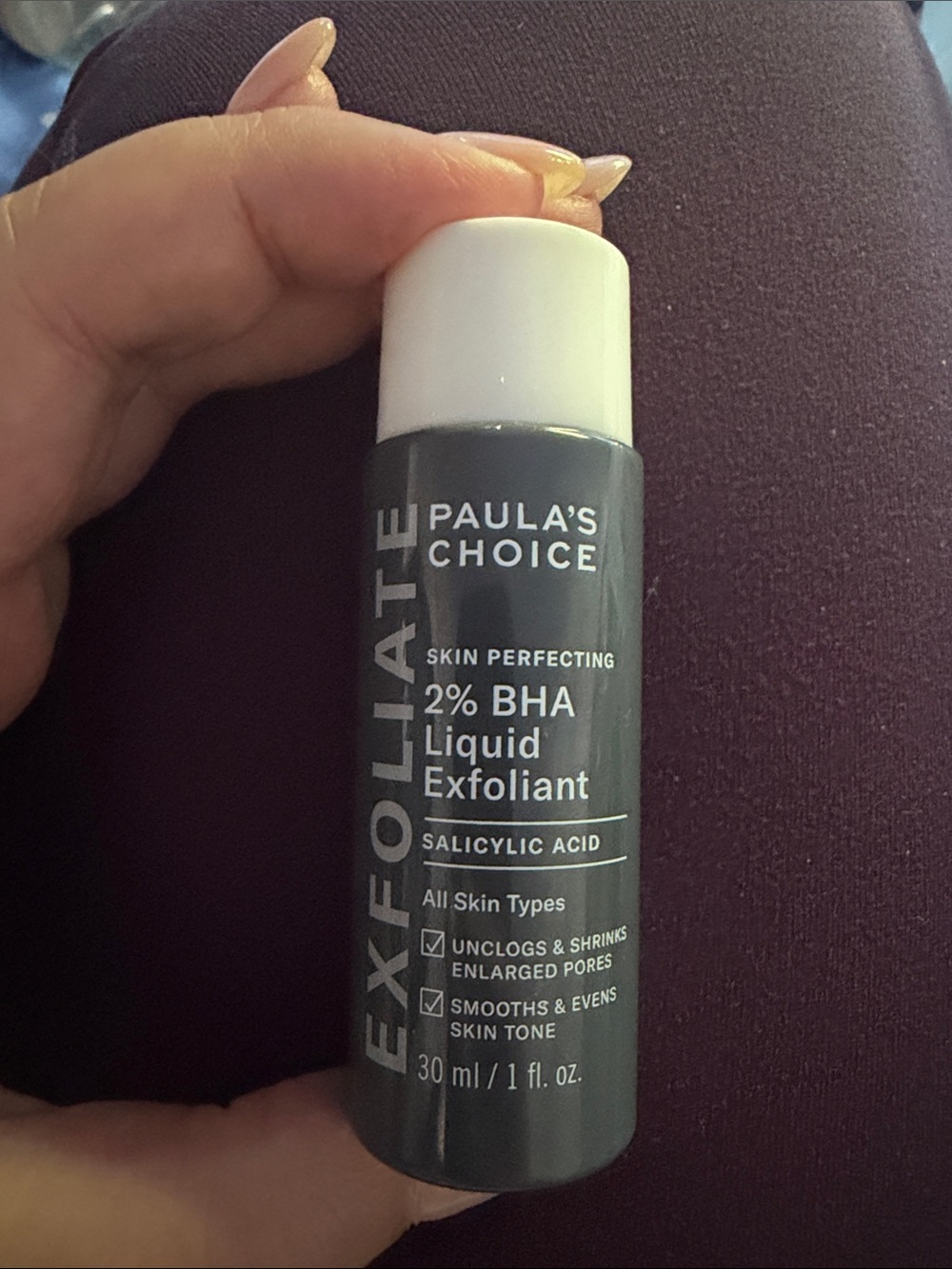 Paula's Choice Gray & White 2% BHA Liquid Exfoliant Travel Bottle